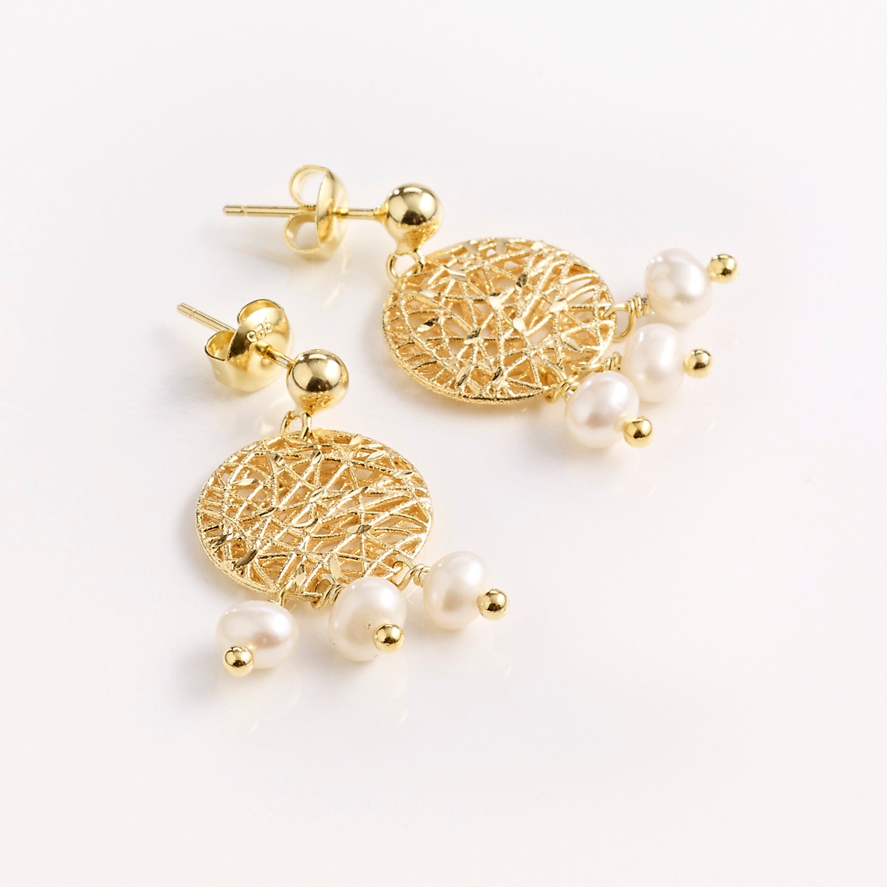 DIVA MINI Ohrstecker vergoldete Ausführung